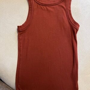 Banana Republic Brick Red Sleeveless Top
